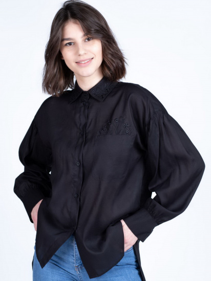 Рубашка Едельвіка модель 168-21-00black — фото - INTERTOP