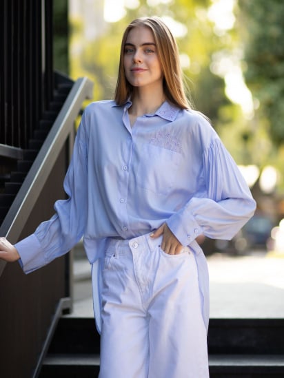 Рубашка Едельвіка модель 168-21-00blue — фото - INTERTOP