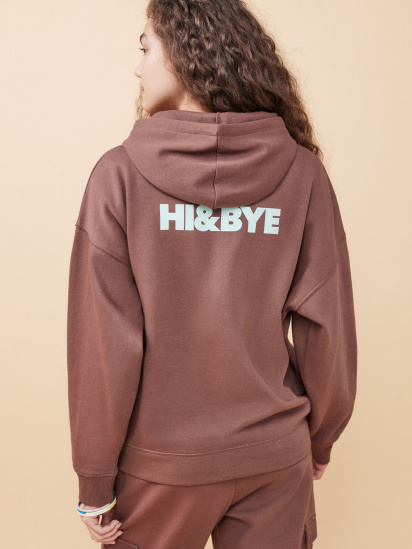 Худи Hi&Bye модель 1696025-31 — фото 6 - INTERTOP