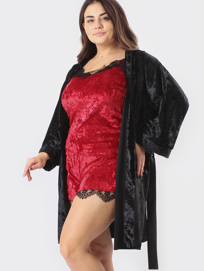 Домашній костюм GHAZEL модель 17111-12-88_black-red — фото - INTERTOP