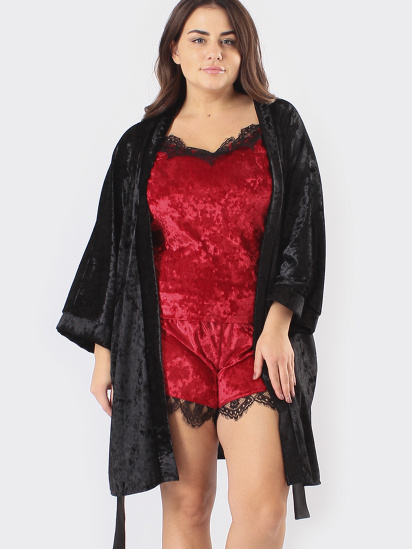 Домашній костюм GHAZEL модель 17111-12-88_black-red — фото - INTERTOP