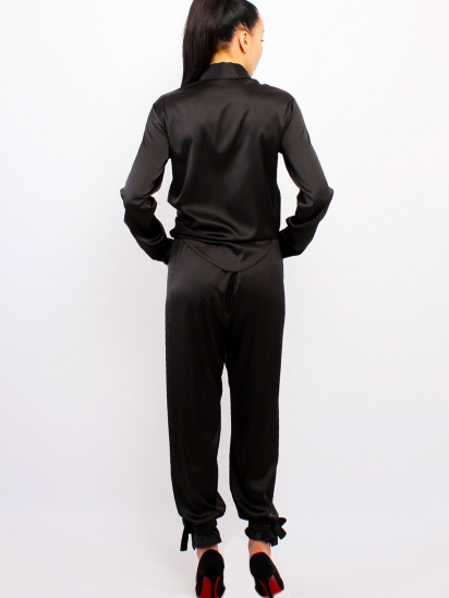 Сорочка з довгим рукавом GHAZEL модель 17111-71_black — фото - INTERTOP