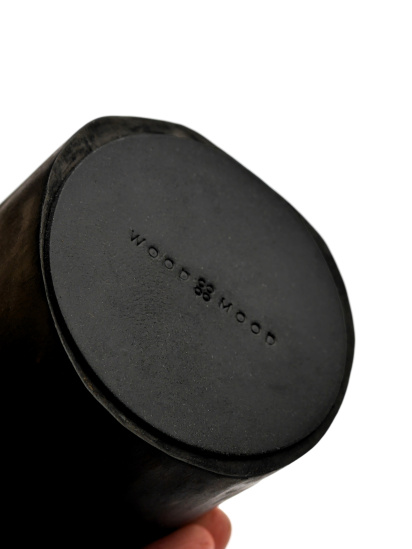WOOD MOOD ­Відполірована дерев'яна свічка з ароматом ефірної олії ветіверу модель 1975100000 — фото 5 - INTERTOP