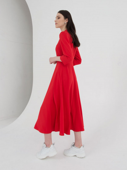 Сукні VOVK модель 07475 червоний — фото 3 - INTERTOP