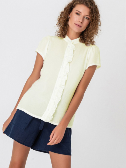 Блуза з коротким рукавом VOVK модель 07482 ванільний — фото - INTERTOP