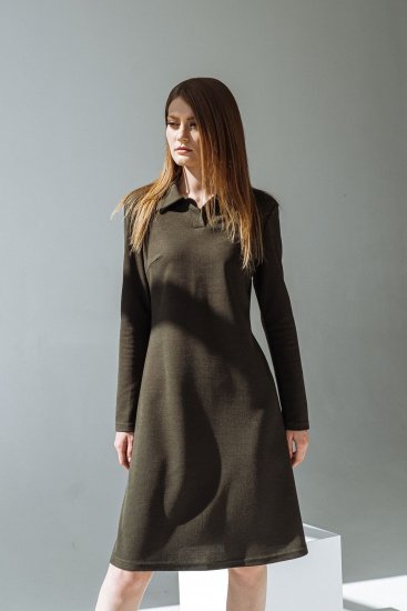 Сукні VOVK модель 07745 смарагдовий — фото - INTERTOP