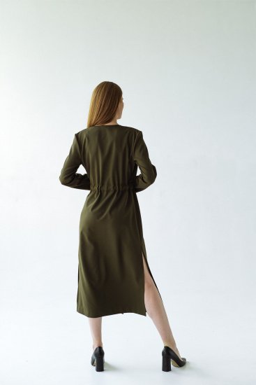 Сукні VOVK модель 09352 оливковий — фото 3 - INTERTOP