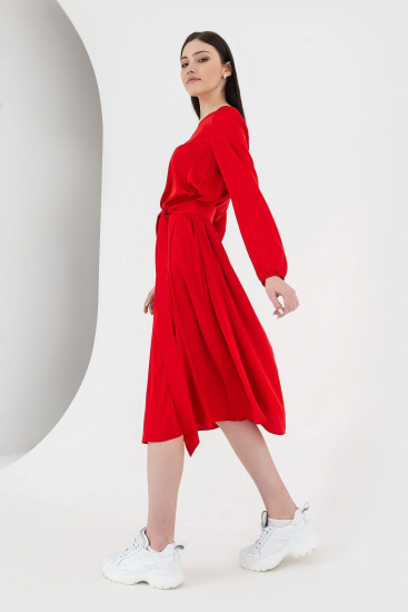 Сукні VOVK модель 07198 червоний — фото - INTERTOP