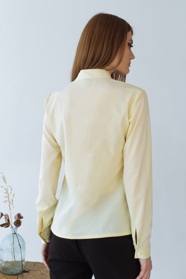Блуза з довгим рукавом VOVK модель 08200 лимонний — фото - INTERTOP