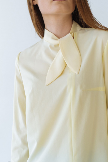 Блуза з довгим рукавом VOVK модель 08200 лимонний — фото 3 - INTERTOP
