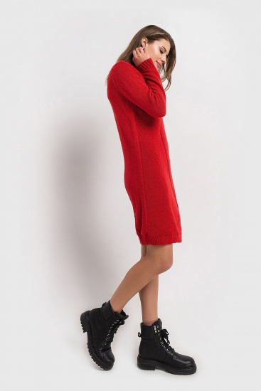 Сукні VOVK модель 07256 червоний — фото 3 - INTERTOP