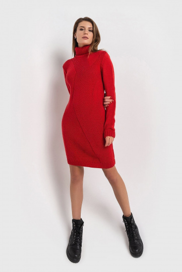 Сукні VOVK модель 07256 червоний — фото - INTERTOP