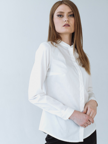 Блуза з довгим рукавом VOVK модель 09505 молочний — фото - INTERTOP