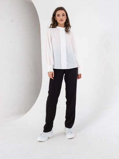 Блуза з довгим рукавом VOVK модель 07465 білий — фото 4 - INTERTOP