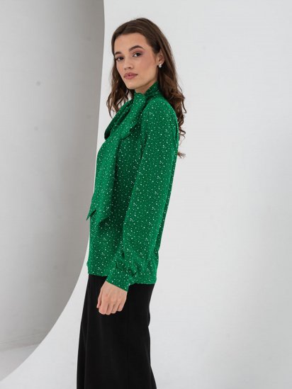 Блуза з довгим рукавом VOVK модель 06391 горох — фото 3 - INTERTOP