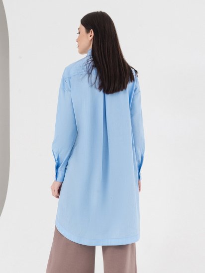 Блуза с длинным рукавом VOVK модель 07590 небесний — фото - INTERTOP