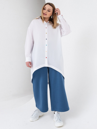 Блуза з довгим рукавом VOVK модель 07591 білий — фото 3 - INTERTOP
