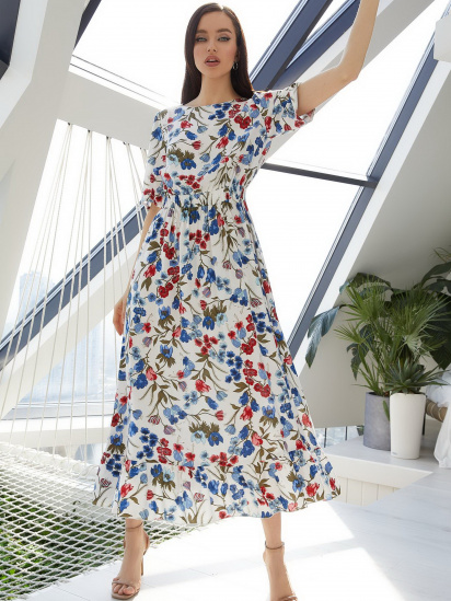 Сукня VOVK модель 08954 квіти — фото - INTERTOP