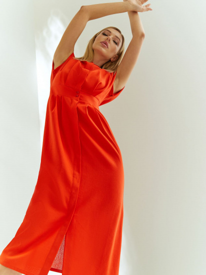 Сукні VOVK модель 011289 помаранчевий — фото 5 - INTERTOP