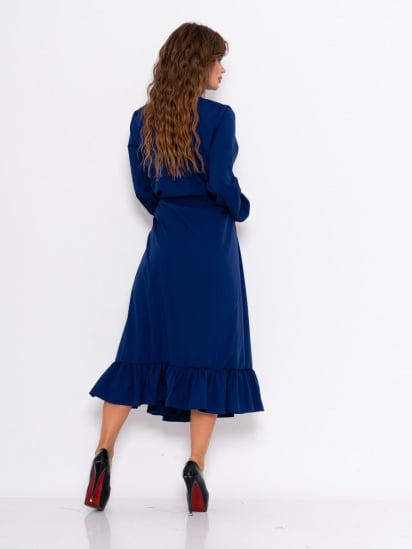 Платья ISSA Plus модель 10994_синий — фото - INTERTOP