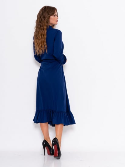 Платья ISSA Plus модель 10994_синий — фото 3 - INTERTOP