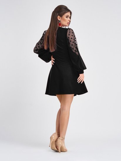 Платья ISSA Plus модель 11254A_черный — фото - INTERTOP