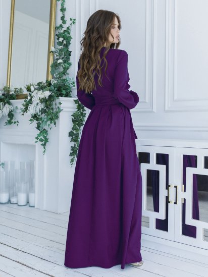 Платья ISSA Plus модель 12107_фиолетовый — фото 3 - INTERTOP