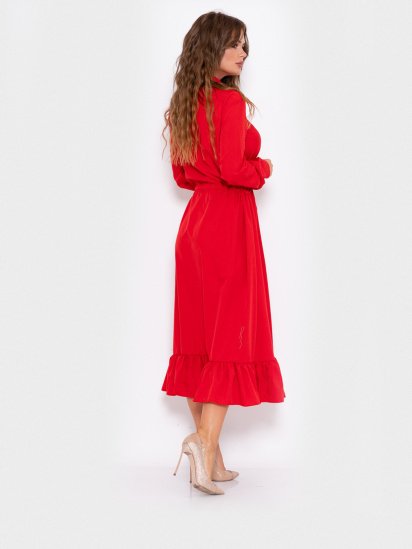 Сукні ISSA Plus модель 10994_красный — фото - INTERTOP