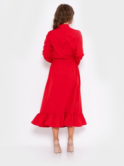 Сукні ISSA Plus модель 10994_красный — фото 3 - INTERTOP