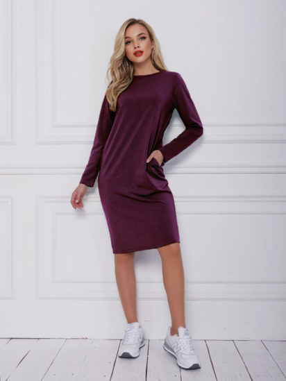 Сукні ISSA Plus модель 10188_фиолетовый — фото - INTERTOP