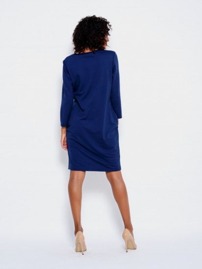 Сукні ISSA Plus модель 10188_темно-синий — фото - INTERTOP