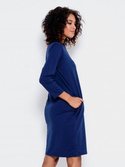 Платья ISSA Plus модель 10188_темно-синий — фото 3 - INTERTOP