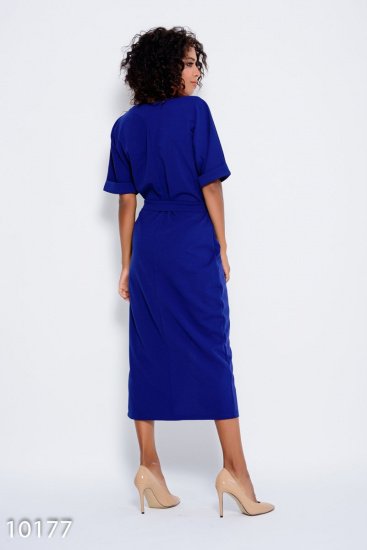 Сукні ISSA Plus модель 10177_синий — фото - INTERTOP