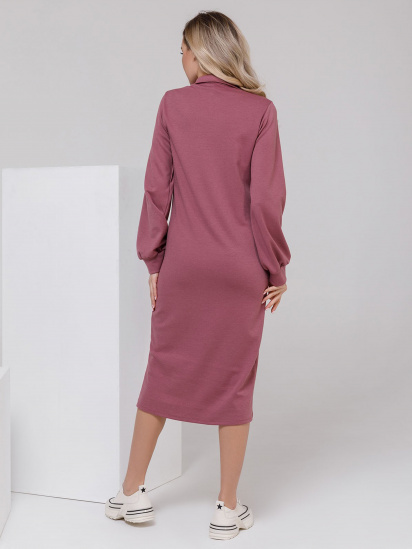 Сукні ISSA Plus модель 12511_темно-розовый — фото 3 - INTERTOP