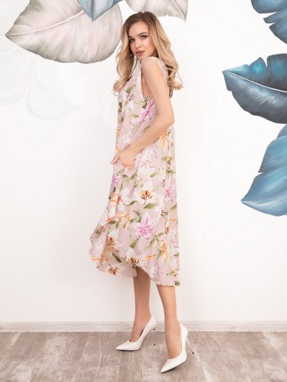 Сукні ISSA Plus модель 12523_розовый — фото - INTERTOP