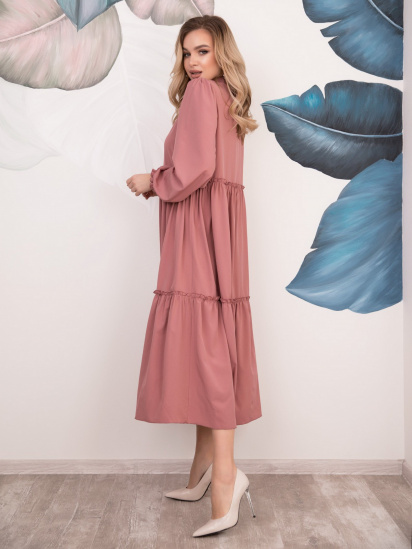 Платья ISSA Plus модель 12529_темно-розовый — фото - INTERTOP