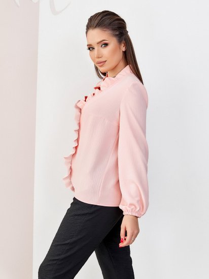 Блуза ISSA Plus модель SA-184_розовый — фото - INTERTOP