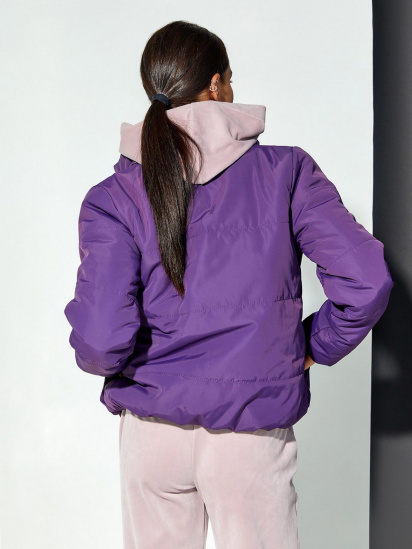 Зимняя куртка ISSA Plus модель SA-308_фиолетовый — фото - INTERTOP
