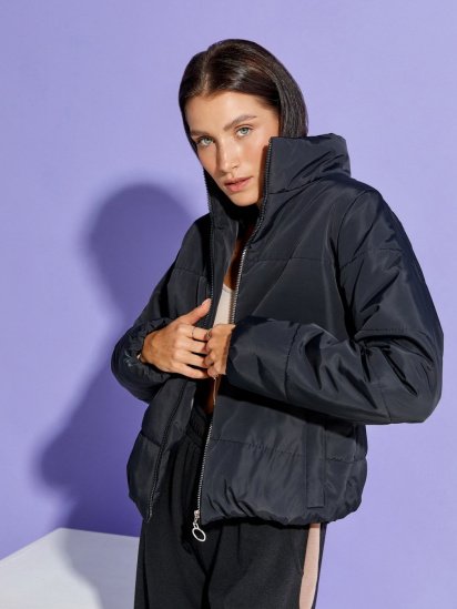 Зимова куртка ISSA Plus модель SA-308_черный — фото 3 - INTERTOP