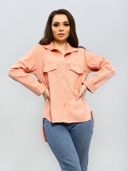 Блуза ISSA Plus модель 11578_розовый — фото - INTERTOP