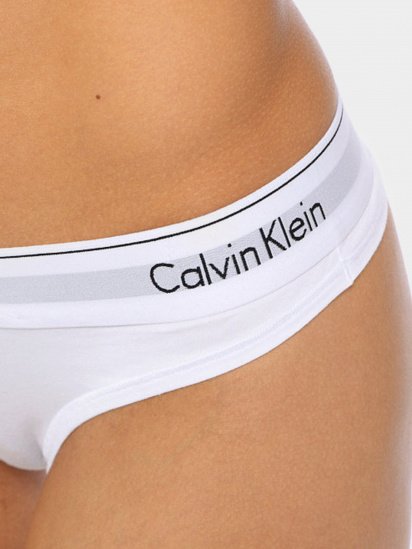Труси Calvin Klein Underwear Thong модель F3786E_100 — фото 4 - INTERTOP