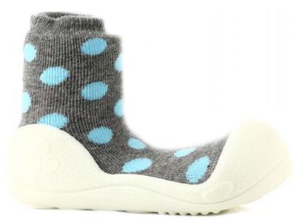 

Мокасины детские Attipas AD05-Polka Dot Grey, Серый