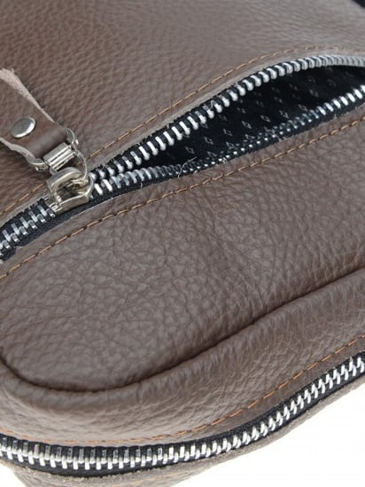 Мессенджер Borsa Leather модель 1t1024-brown — фото 3 - INTERTOP