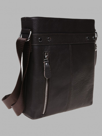 Мессенджер Borsa Leather модель 1t15502m-brown — фото - INTERTOP