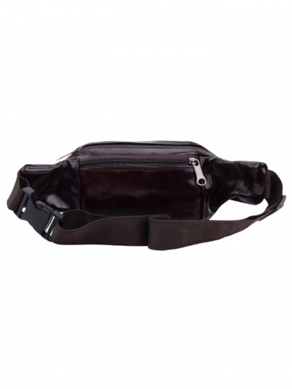 Поясна сумка Borsa Leather модель 1t167m-brown — фото - INTERTOP