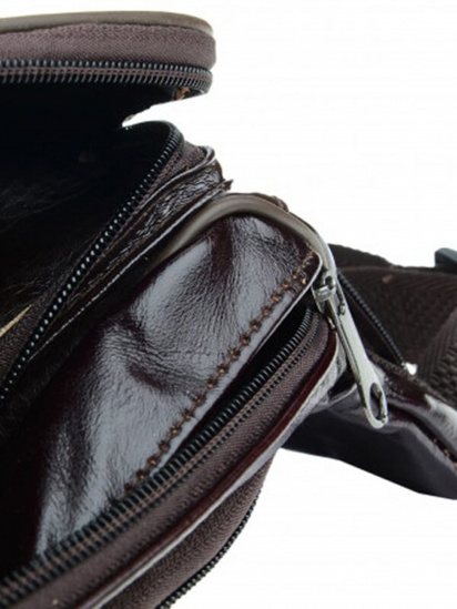 Поясная сумка Borsa Leather модель 1t167m-brown — фото 4 - INTERTOP