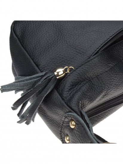 Крос-боді Borsa Leather модель 1t300-black — фото - INTERTOP