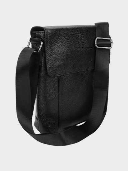Мессенджер Borsa Leather модель 1t8153m-black — фото 4 - INTERTOP