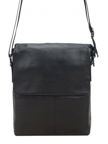 Мессенджер Borsa Leather модель 1t8870-black — фото 4 - INTERTOP