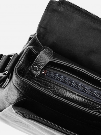 Мессенджер Borsa Leather модель 1t8871-black — фото 4 - INTERTOP